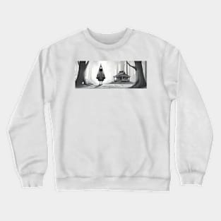 Alien In the Woods Crewneck Sweatshirt